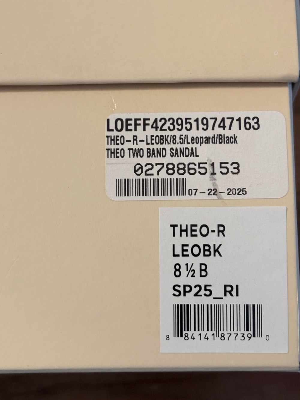 NEW In Box LOEFFLER RANDALL Women’s THEO Leopard Print Sandals 8.5 8 Shoes - Picture 8 of 13